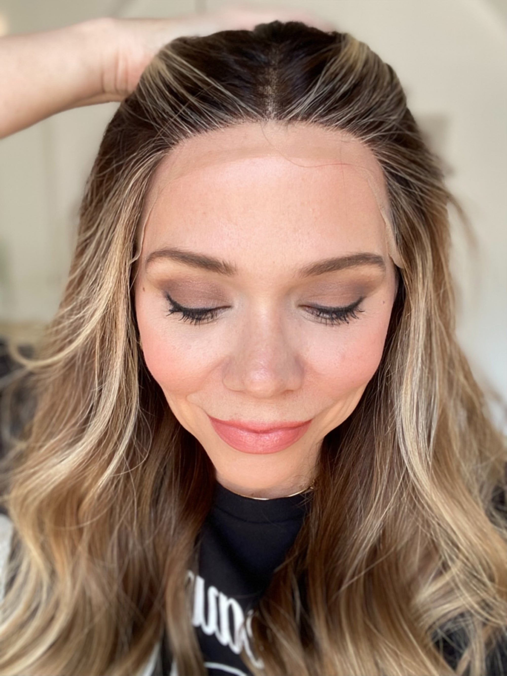 # 8457 GARDEAUX DELUXE HAND TIED DOUBLE LACE TOP WIG (MEDIUM CAP)