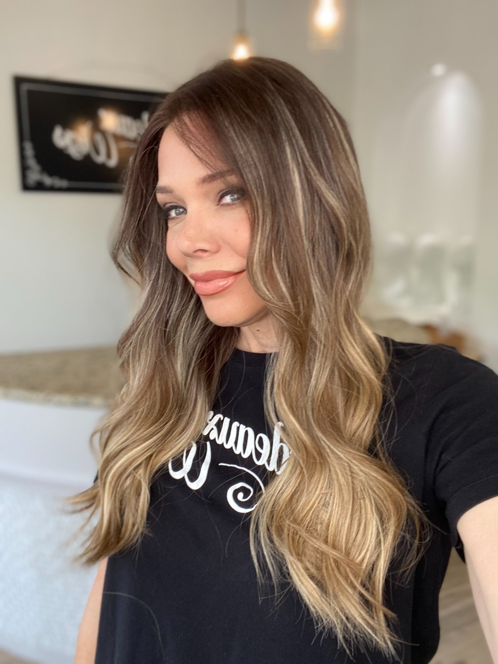 STOCK # LM16.15 GARDEAUX DELUXE DOUBLE LACE TOP SILICONE LINED WIG (MEDIUM CAP)