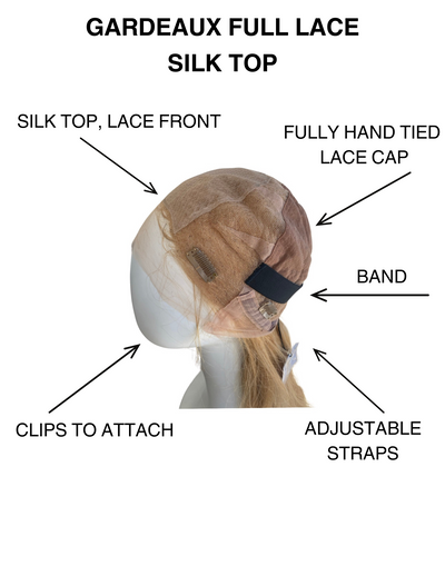 # G-8540 GARDEAUX FULL LACE SILK TOP WIG (MEDIUM CAP)