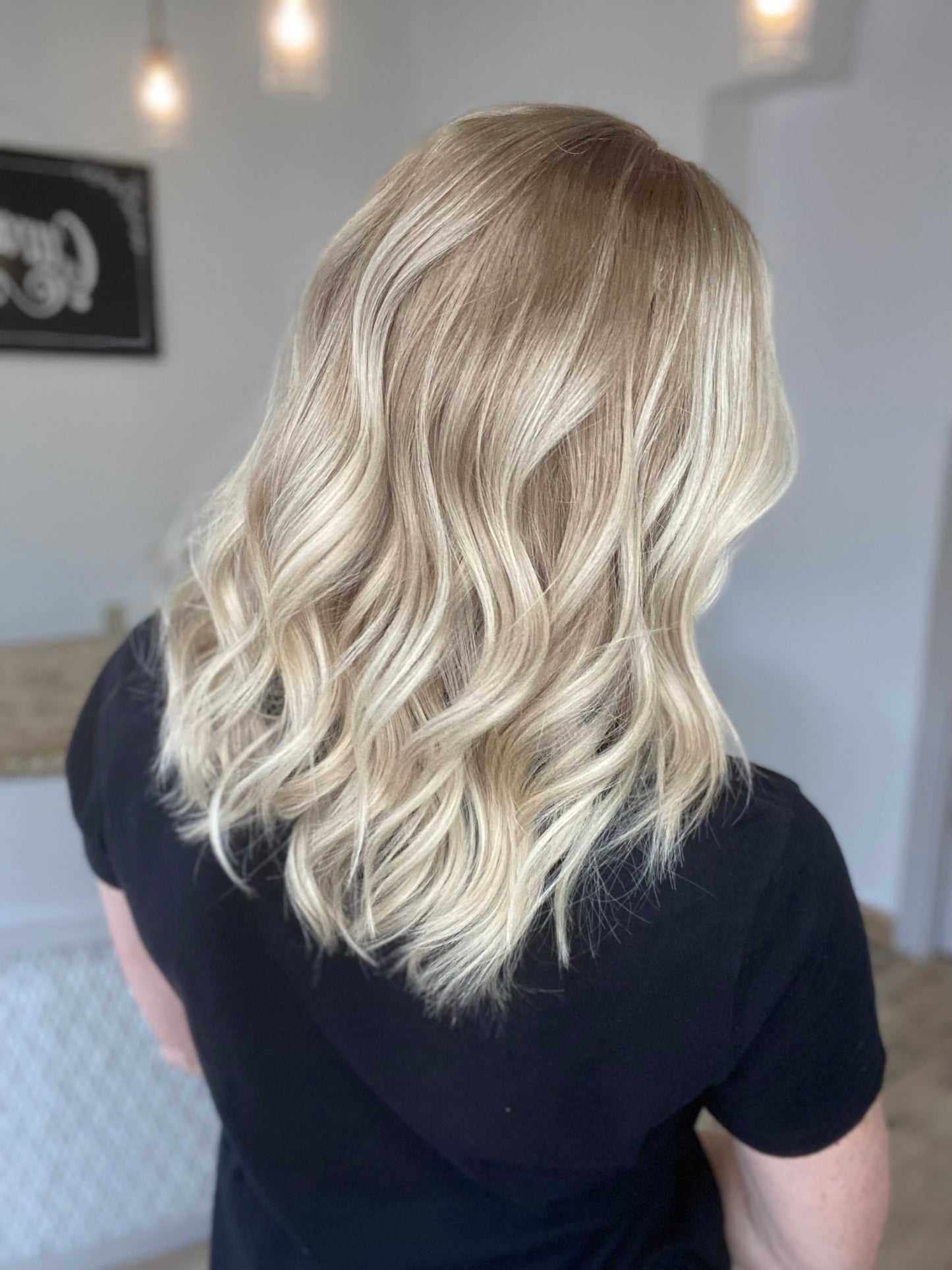 HUMAN HAIR HAND TIED SILICONE LINED WIG # G-8652