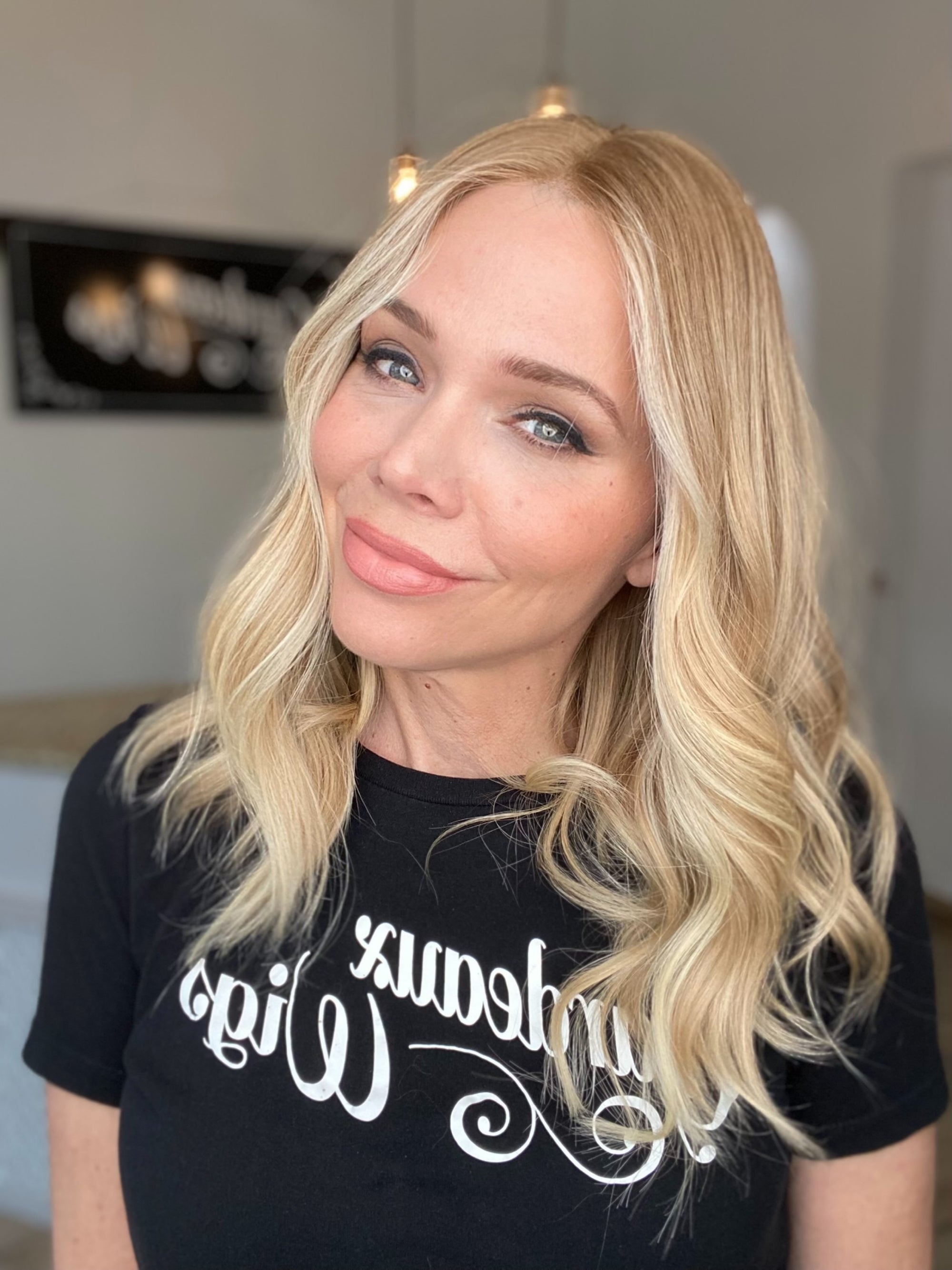 STOCK # LM410.9 GARDEAUX DELUXE DOUBLE LACE TOP SILICONE LINED WIG (SMALL CAP)