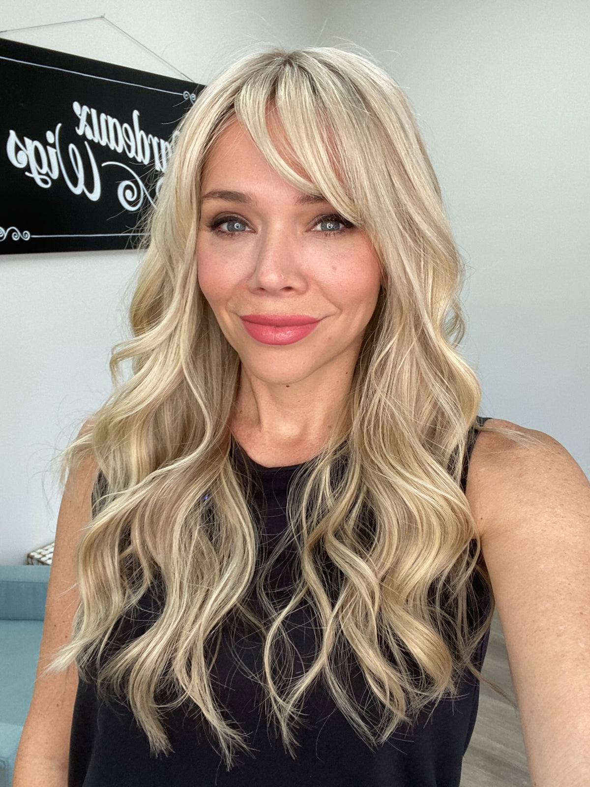 HUMAN HAIR HAND TIED MONO TOP WIG (MEDIUM CAP) #G-8707