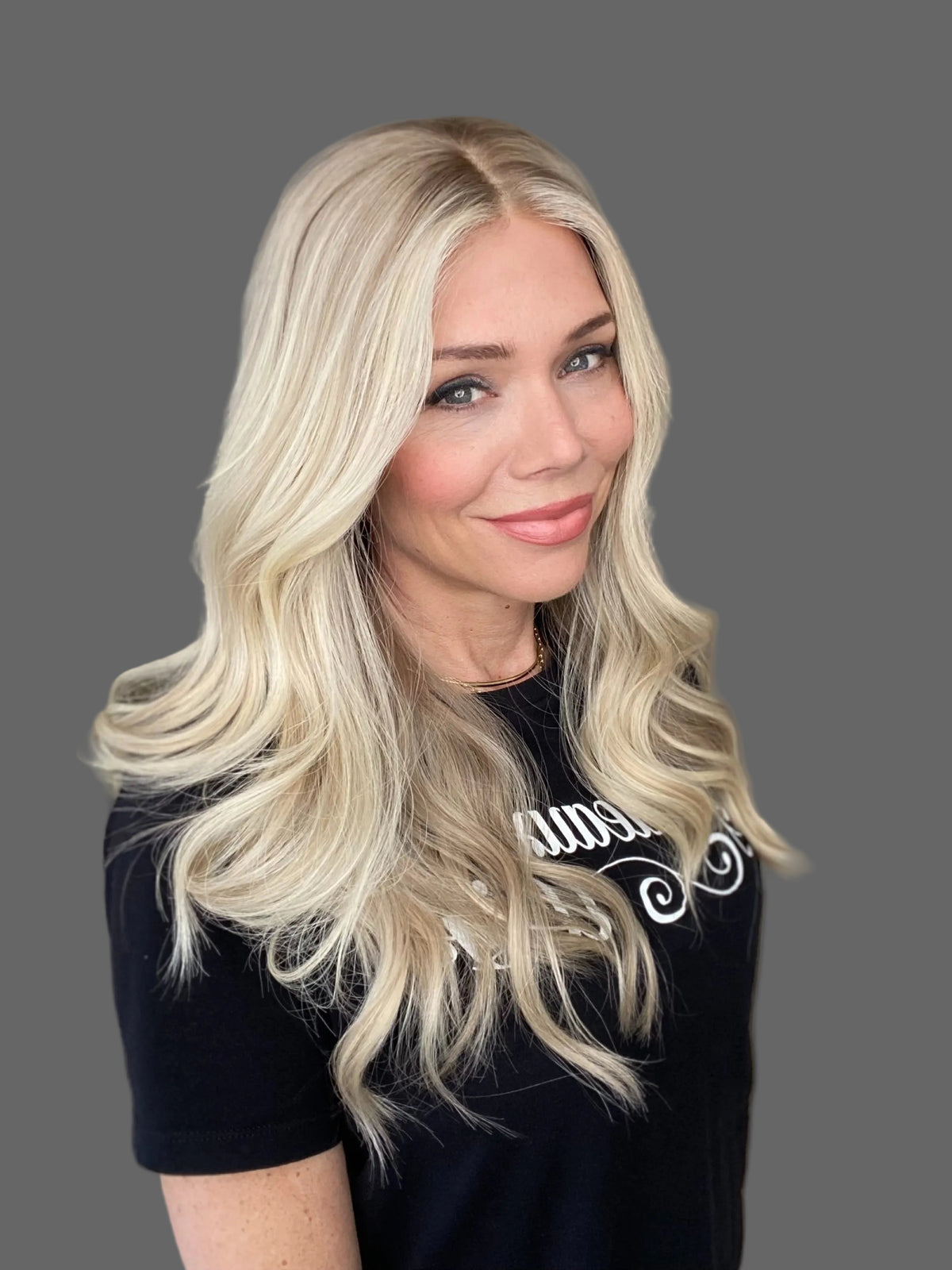 HUMAN HAIR  HAND TIED MONO TOP WIG # G-8588