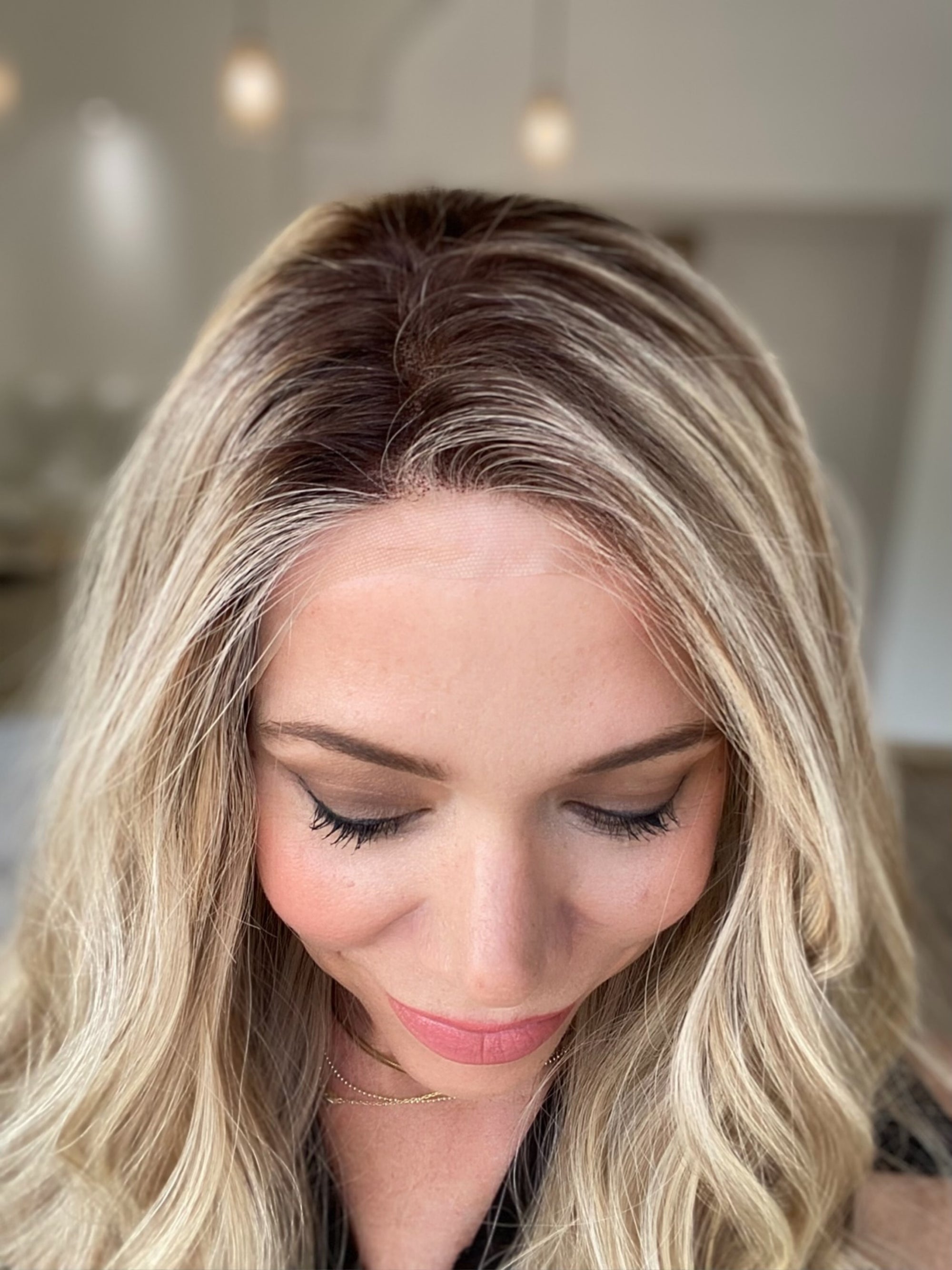 STOCK # JL2-325.16 GARDEAUX DELUXE HAND TIED SILICONE LINED WIG (MEDIUM CAP)