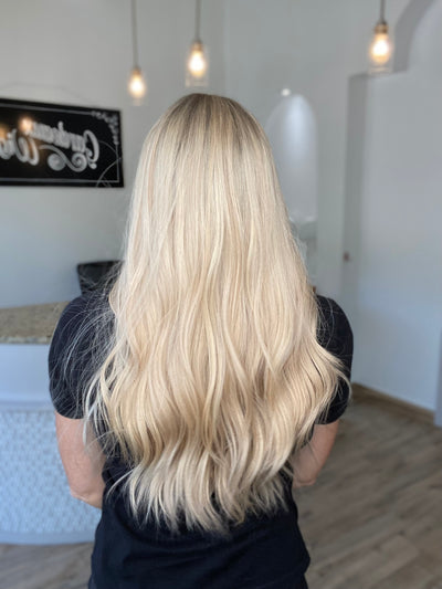 STOCK # BL624.18 GARDEAUX DELUXE DOUBLE LACE TOP WIG