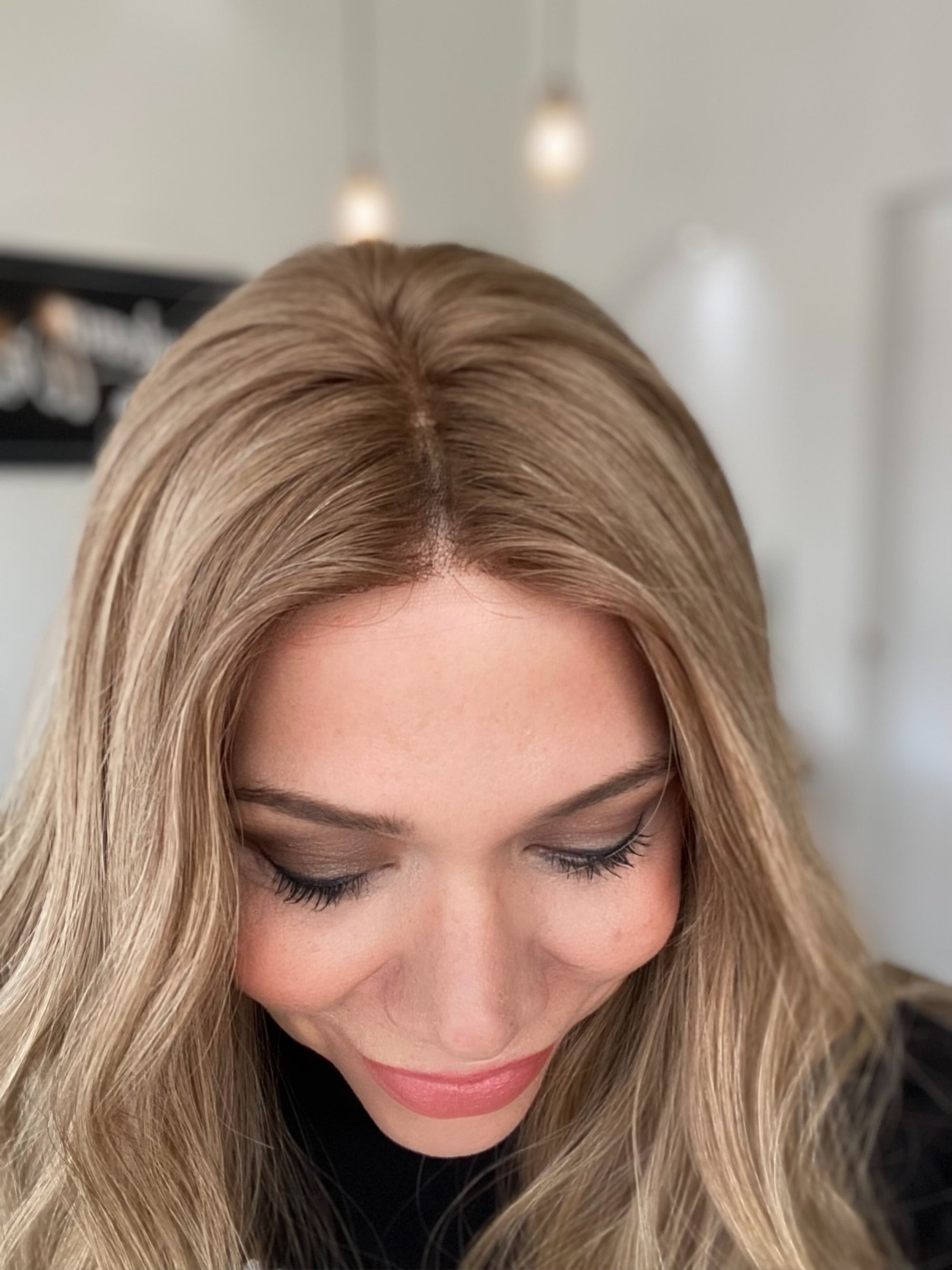 STOCK # JL3-344.16 GARDEAUX DELUXE HAND TIED MONO TOP W/ LACE FRONT WIG (MEDIUM CAP)