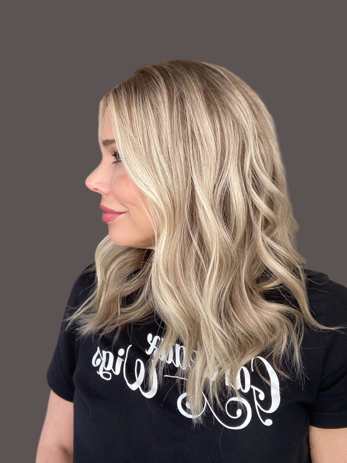 HUMAN HAIR MONO TOP HUMAN HAIR WIG (MEDIUM CAP) #G-8584