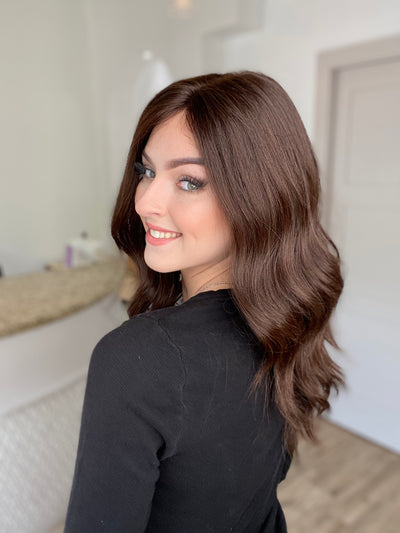 # 7361-A GARDEAUX DELUXE STOCK COLOR #2 MONO TOP WIG (SMALL CAP)