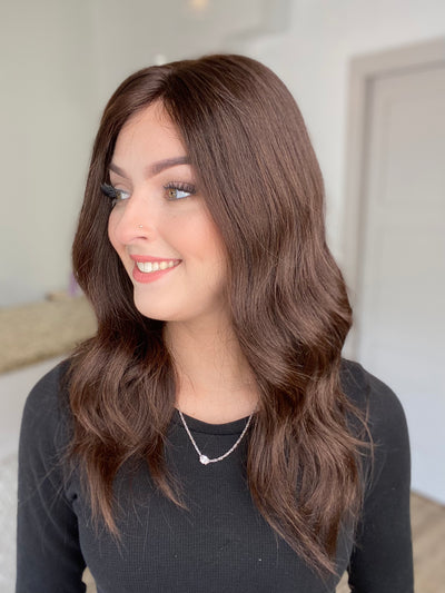 # 7361-A GARDEAUX DELUXE STOCK COLOR #2 MONO TOP WIG (SMALL CAP)
