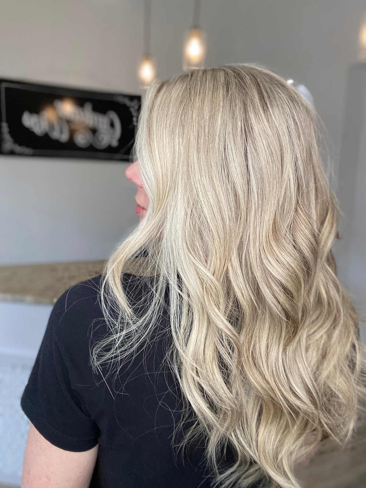 HUMAN HAIR HAND TIED, SILICONE LINED GRIPPER WIG (MEDIUM CAP) # 8618
