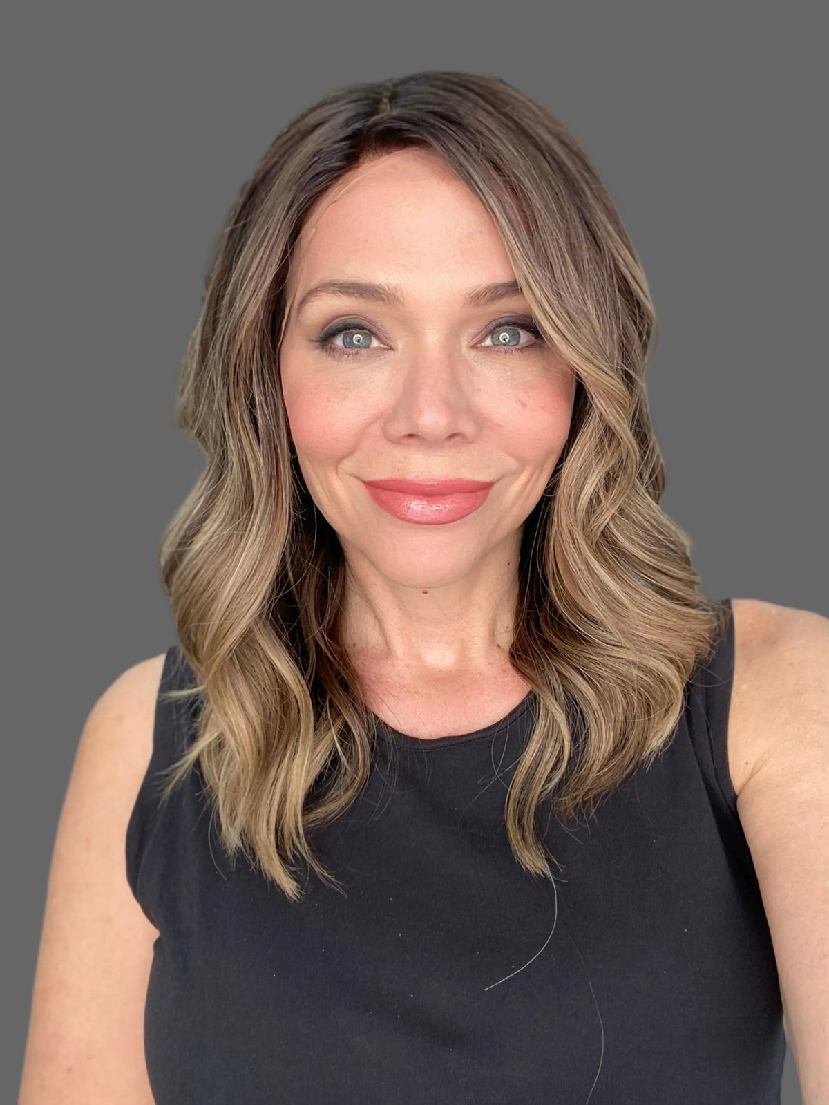 HUMAN HAIR HAND TIED DOUBLE LACE TOP WIG (MEDIUM CAP) # 8758