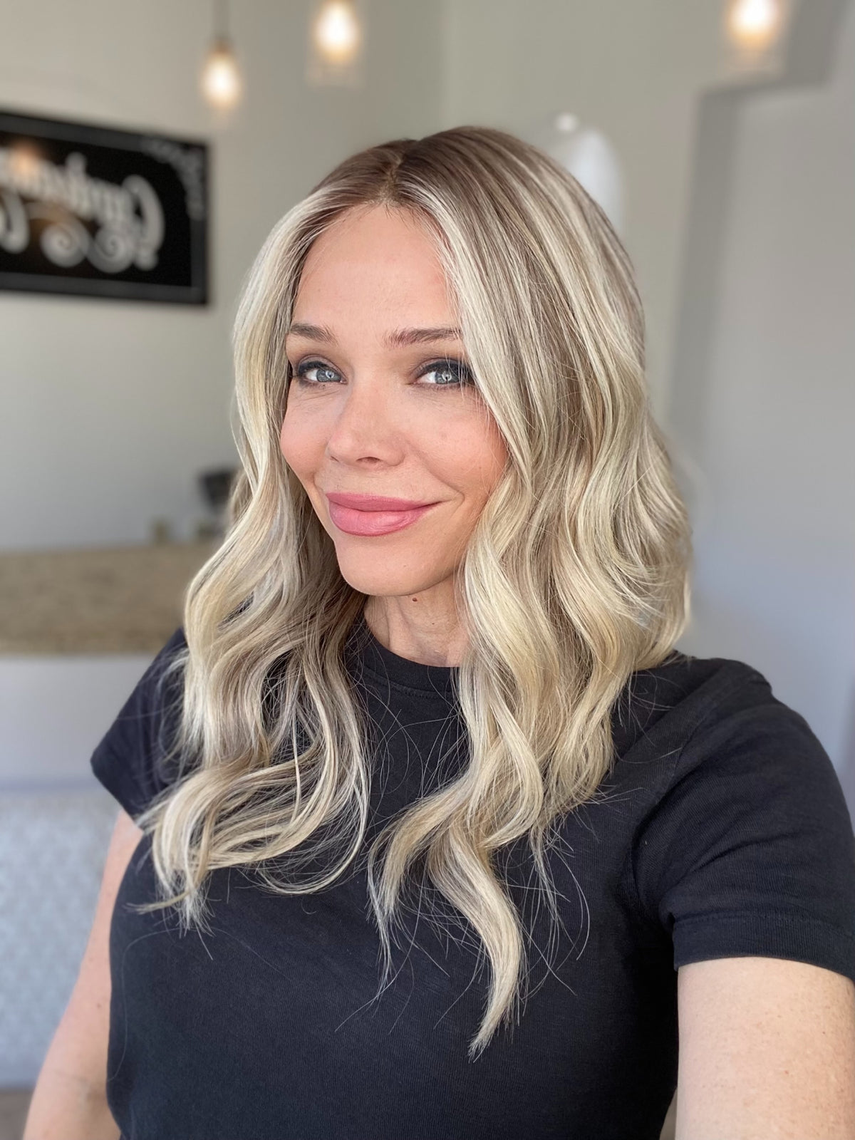 HUMAN HAIR HAND TIED DOUBLE MONO TOP WIG (SMALL CAP) #G-8612