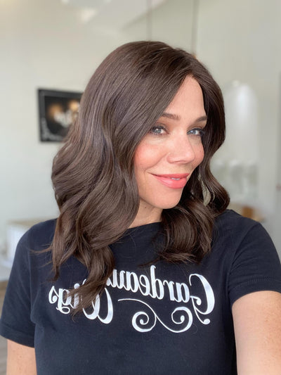 STOCK # SPM1 GARDEAUX DELUXE MONO TOP WIG (MEDIUM CAP) *FINAL SALE