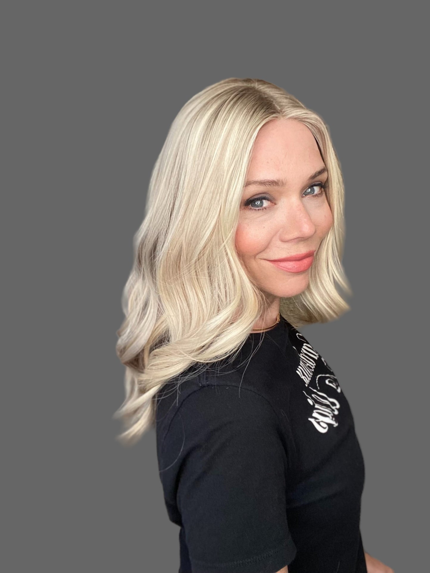 HUMAN HAIR HAND TIED CONTOUR CAP WIG (MEDIUM CAP)# 8599