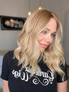 STOCK # LM410.9 GARDEAUX DELUXE DOUBLE LACE TOP SILICONE LINED WIG (SMALL CAP)