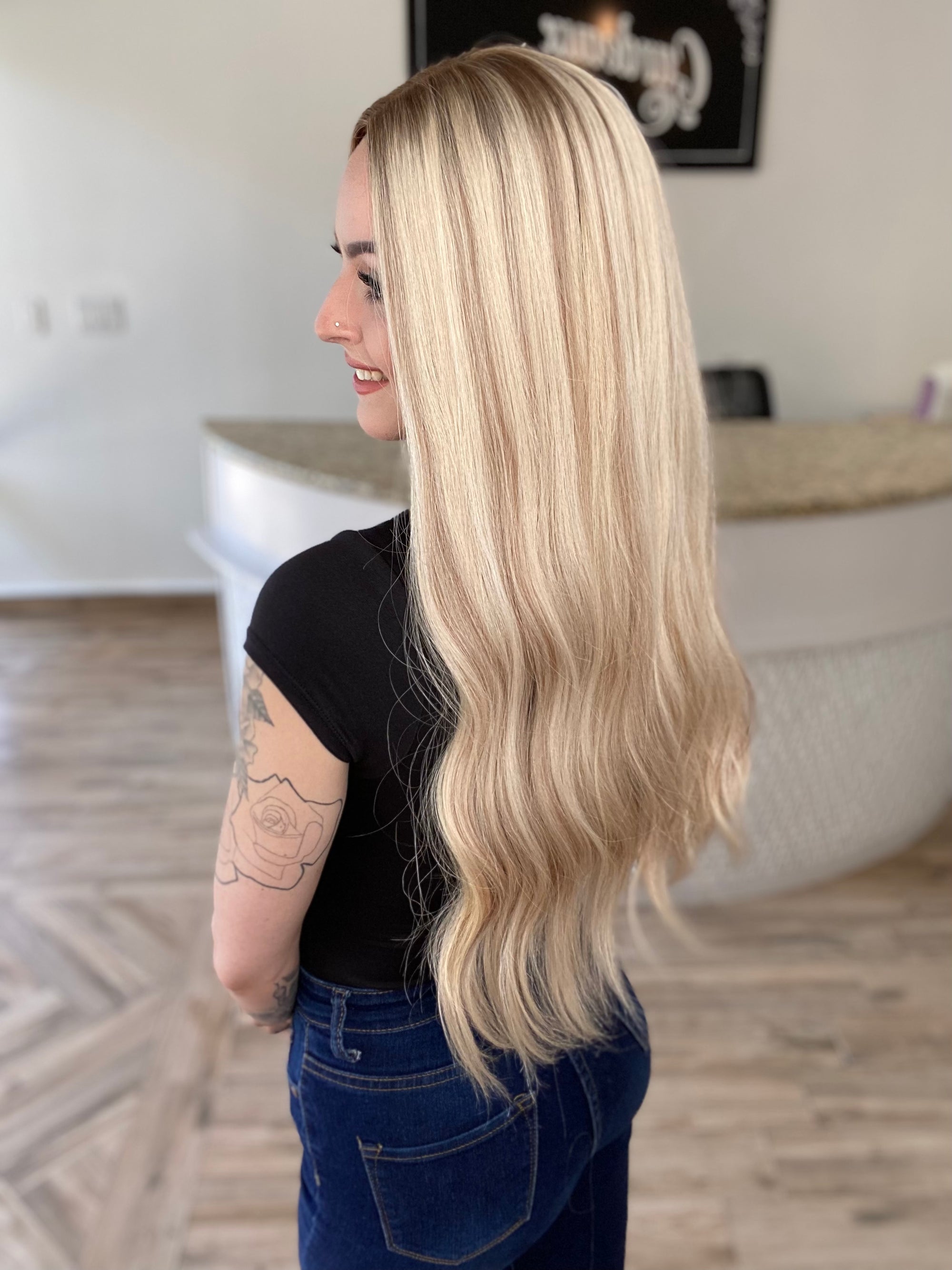 # T-7/22 GARDEAUX DELUXE SILK TOP 24"TOPPER