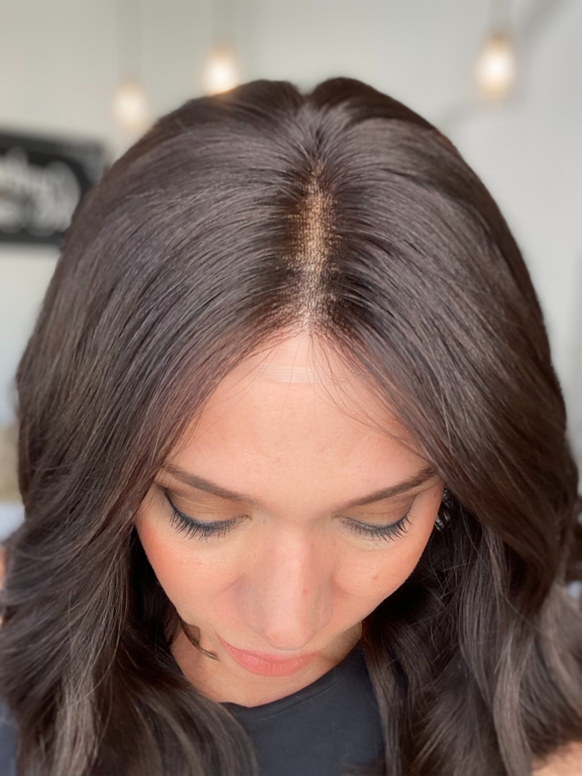 STOCK # JL-021B  GARDEAUX DELUXE HAND TIED SILICONE LINED WIG (MEDIUM CAP)