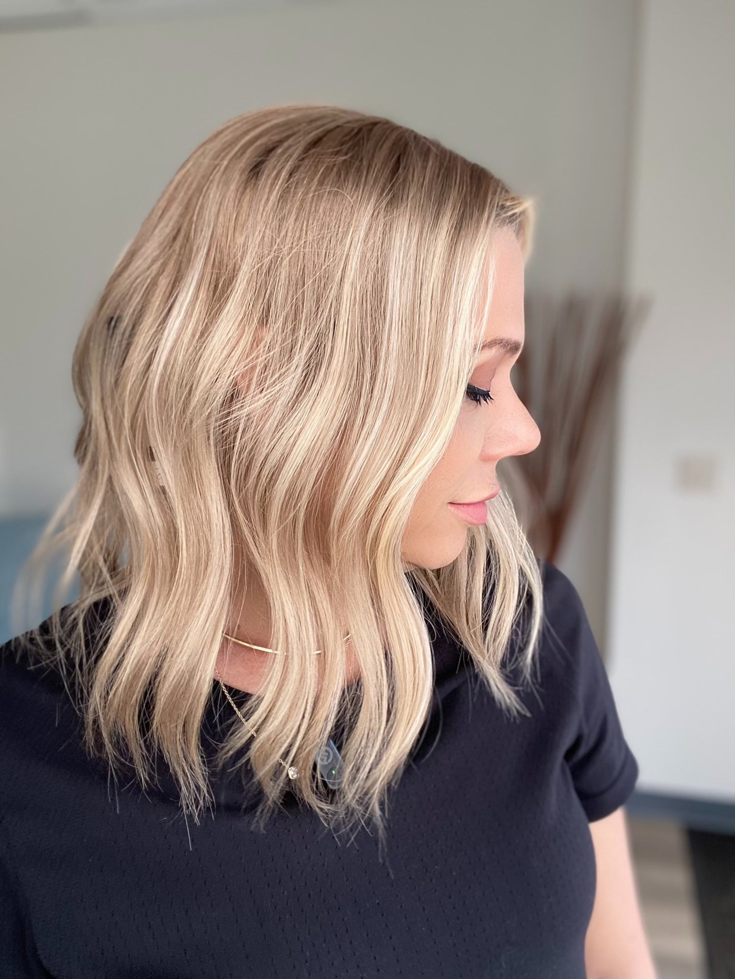HUMAN HAIR 12" LACE TOP TOPPER # 8674