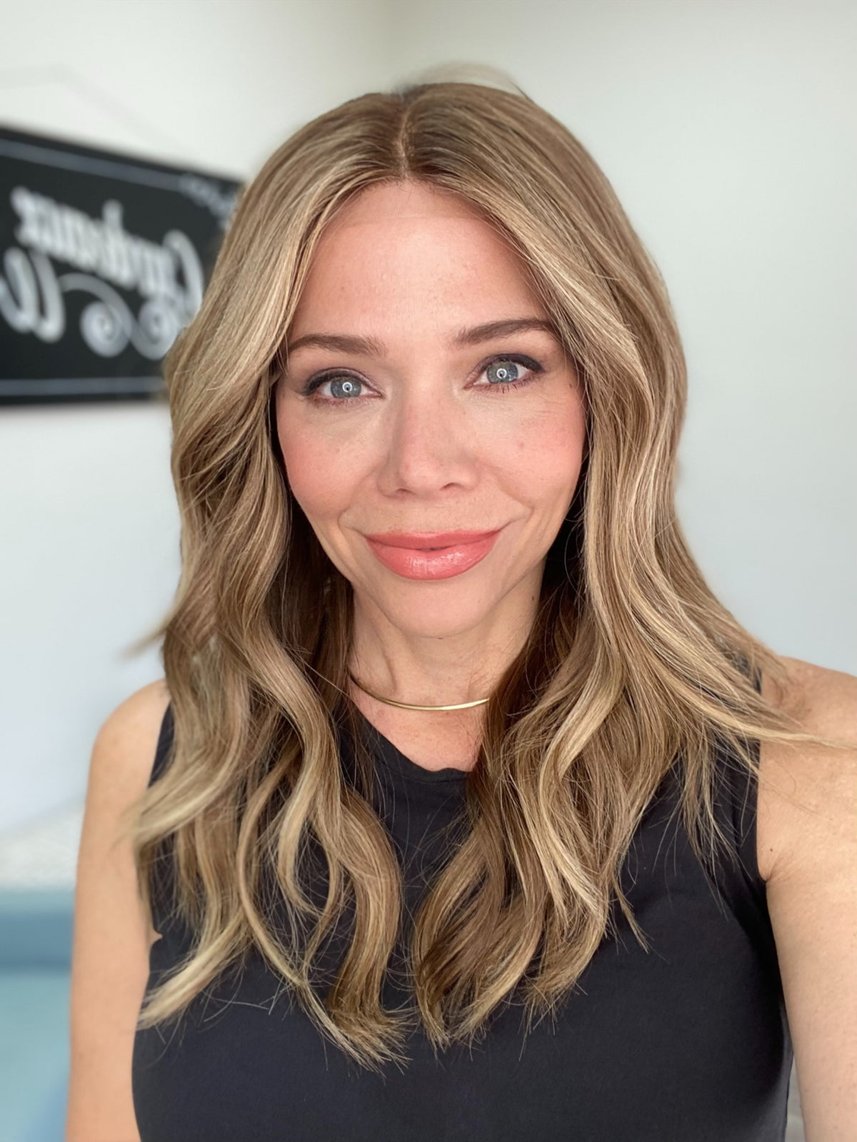 HUMAN HAIR HAND TIED DOUBLE MONO TOP WIG (MEDIUM  CAP) # 8705