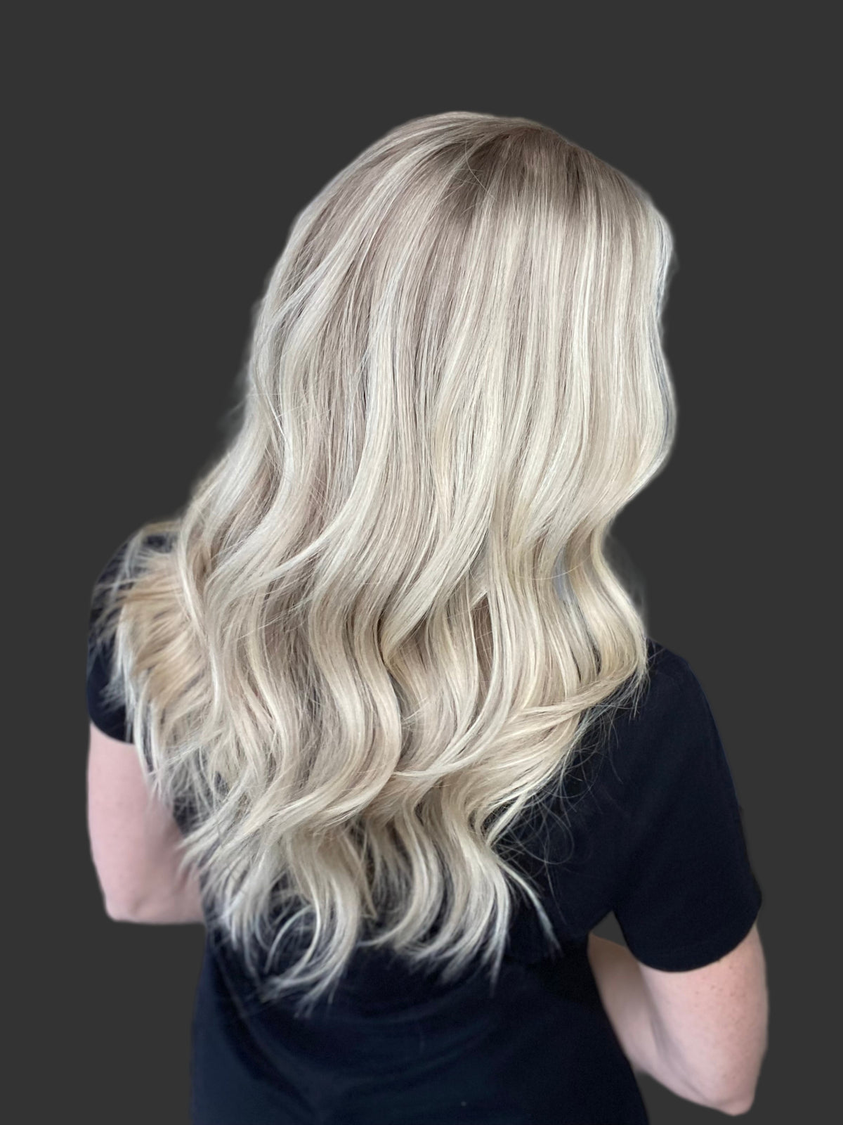 HUMAN HAIR  HAND TIED MONO TOP WIG # G-8588