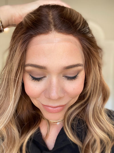 # 8303 GARDEAUX DELUXE HAND TIED DOUBLE LACE TOP WIG (MEDIUM CAP)