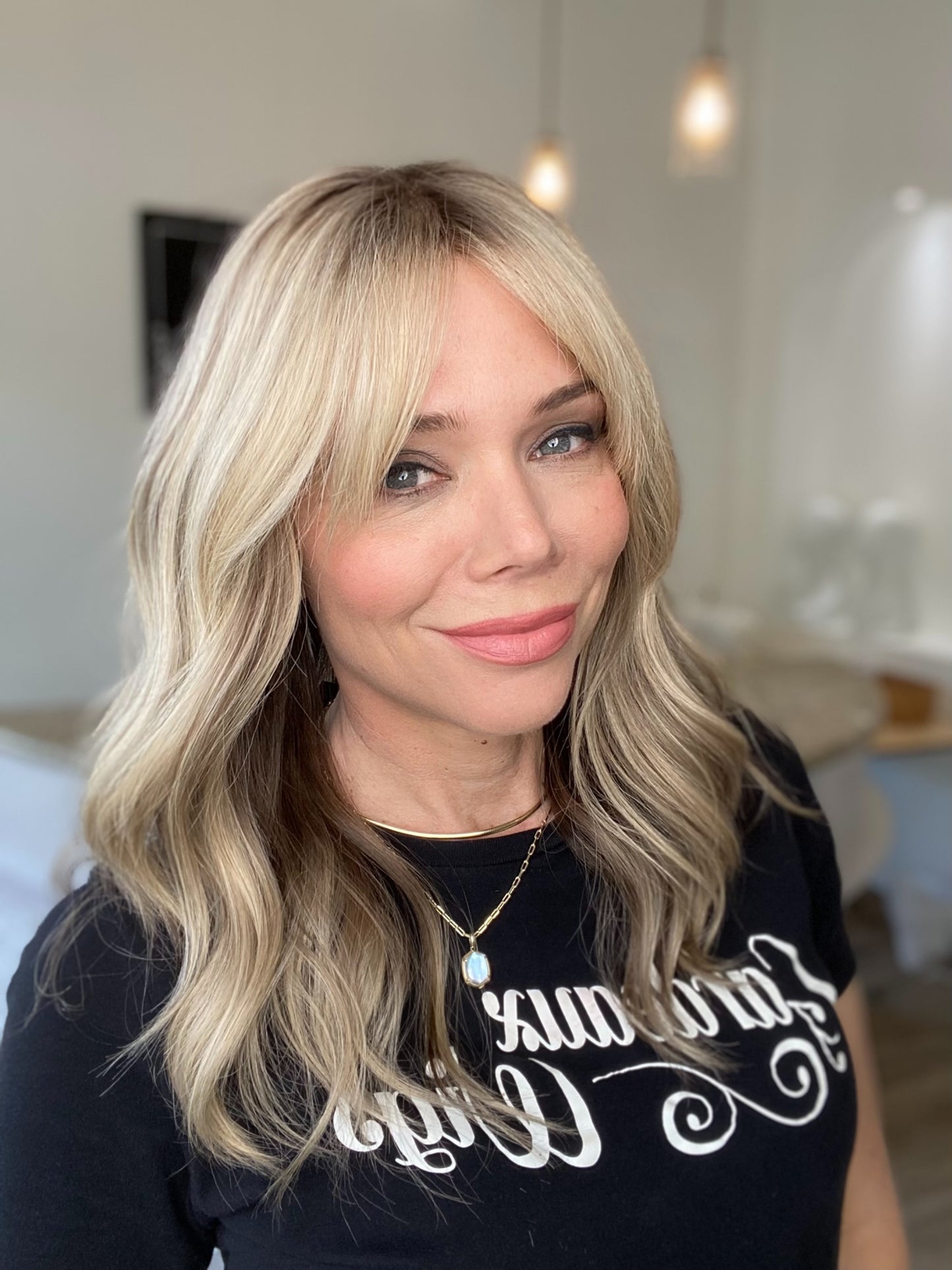 HUMAN HAIR HAND TIED MONO TOP WIG (MEDIUM CAP) # G-8566