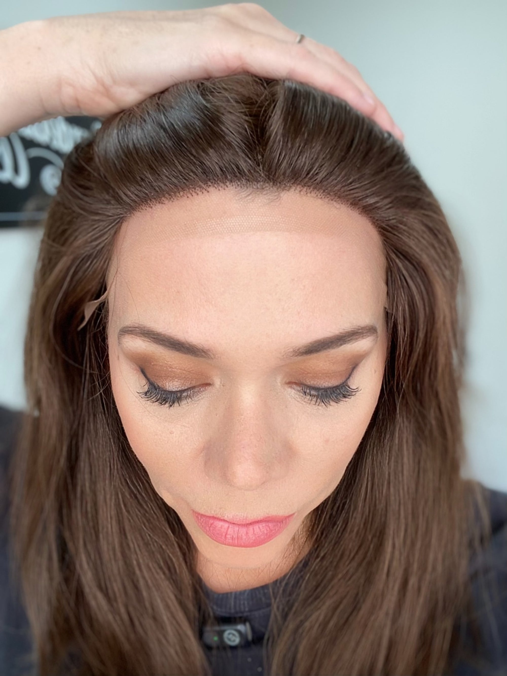 STOCK # SP2G GARDEAUX DELUXE HAND TIED, SILICONE LINED GRIPPER WIG (SMALL CAP)