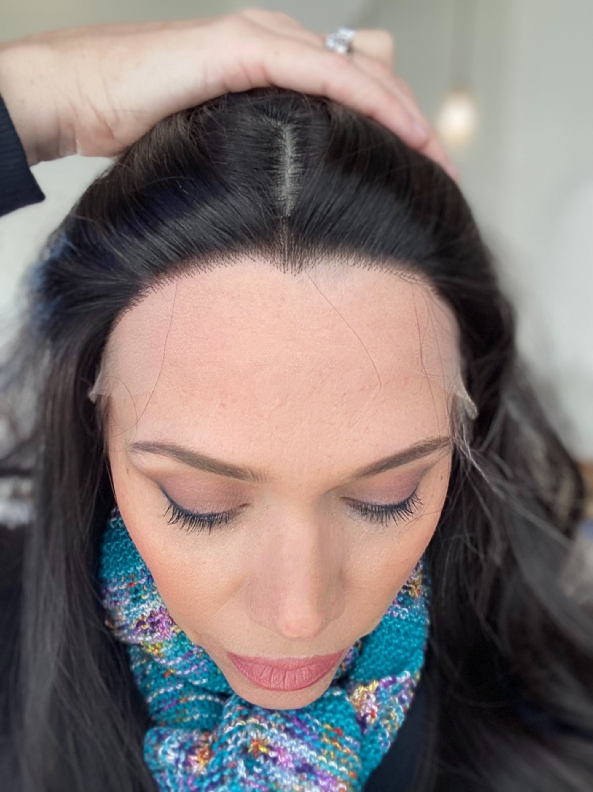 STOCK # BM2.18 GARDEAUX DELUXE HAND TIED CONTOUR CAP WIG