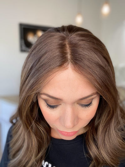STOCK # BL602.9 GARDEAUX DELUXE DOUBLE LACE TOP WIG (SMALL CAP)