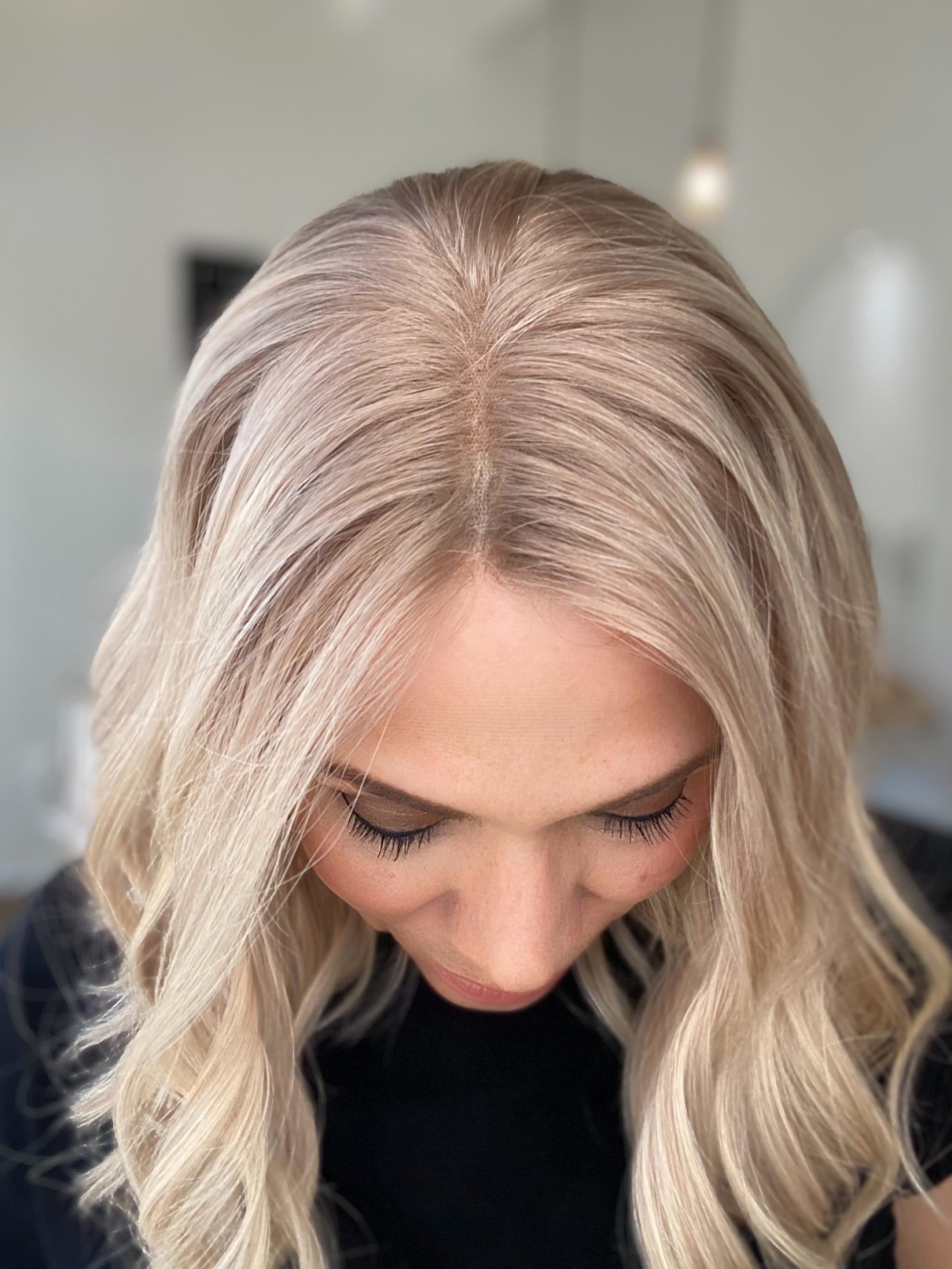 STOCK # BL624.8 GARDEAUX DELUXE DOUBLE LACE TOP WIG (MEDIUM CAP)