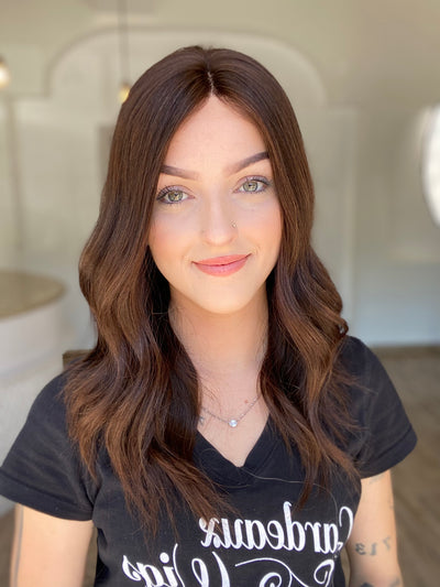 # 7361-A GARDEAUX DELUXE STOCK COLOR #2 MONO TOP WIG (SMALL CAP)