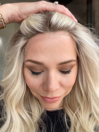 # 8310 GARDEAUX DELUXE HAND TIED DOUBLE LACE TOP WIG (MEDIUM CAP)