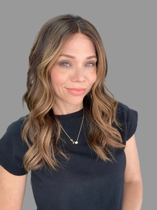 Silicone lined human hair wig
