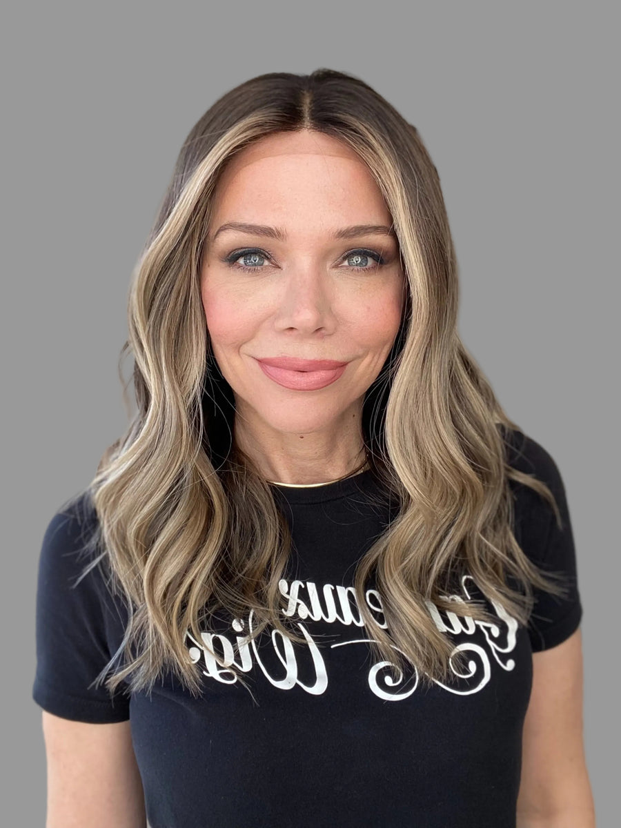 #G-8559 GARDEAUX DELUXE HAND TIED DOUBLE LACE TOP WIG (SMALL CAP)