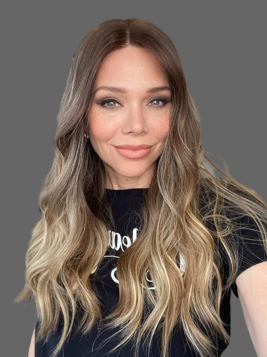 STOCK # LM16.15 GARDEAUX DELUXE DOUBLE LACE TOP SILICONE LINED WIG (MEDIUM CAP)