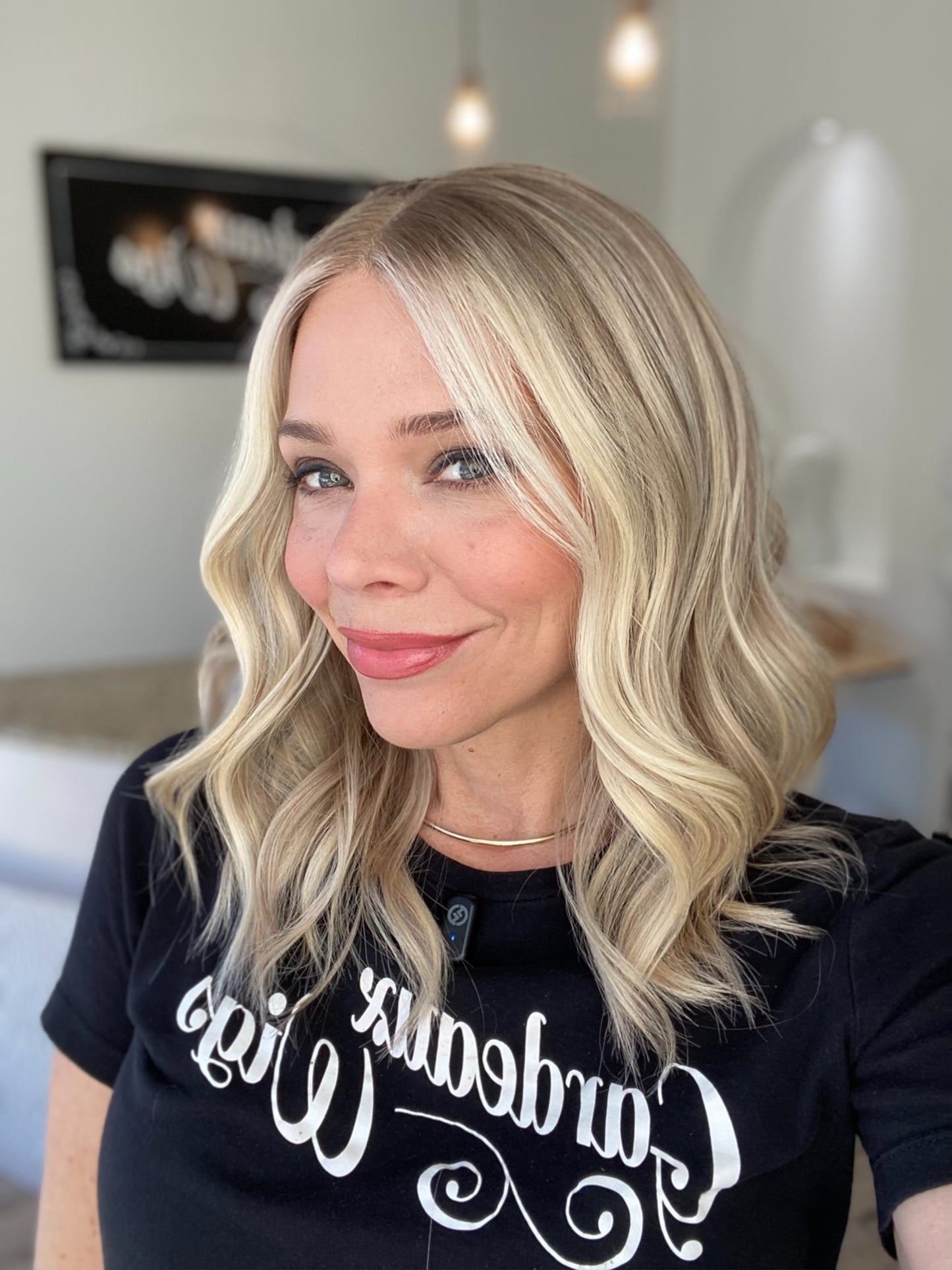 HUMAN HAIR HAND TIED MONO TOP WIG (MEDIUM CAP) # G-8573