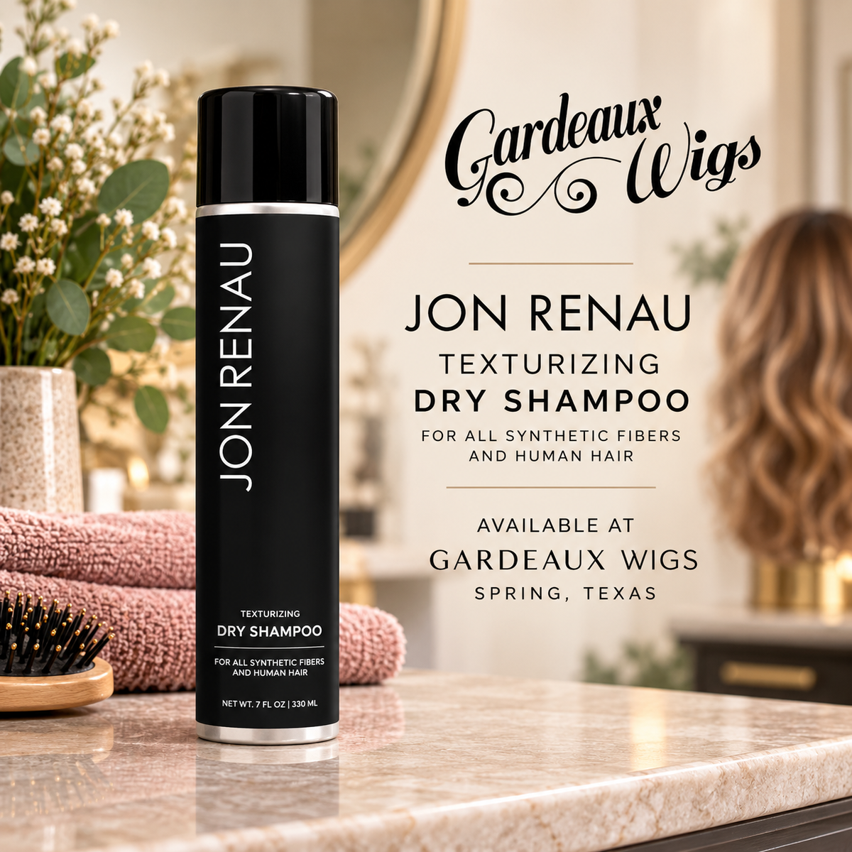 Jon Renau Texturizing Spray in Spring Texas  Wig Styling products 