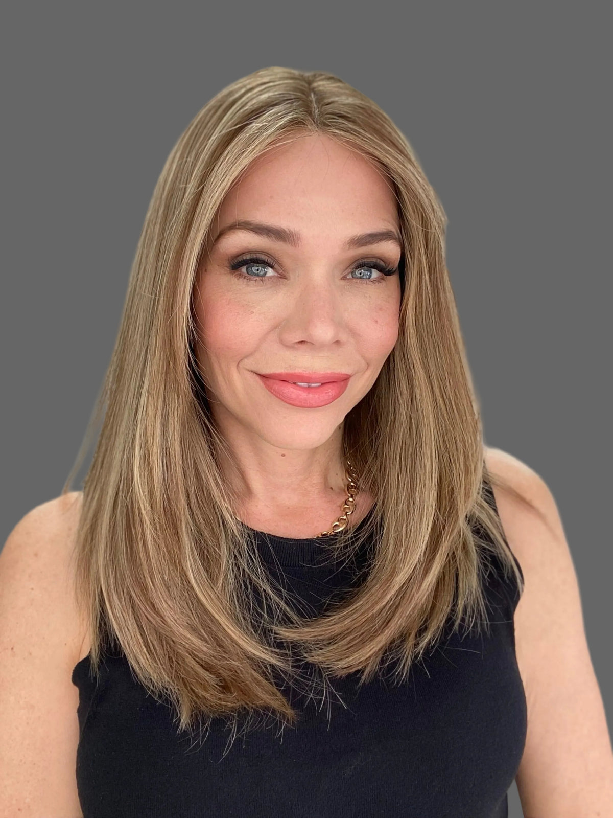 Human hair Silk top lace front wig 