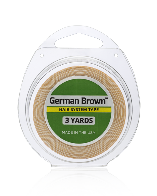 German Brown Hair System Tape 3 yards 1/2"