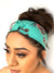 Knotted Turquoise Floral Headband