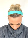 Aqua Ribbon Headband