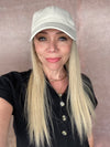 Rooted Human Hair Hat 18"