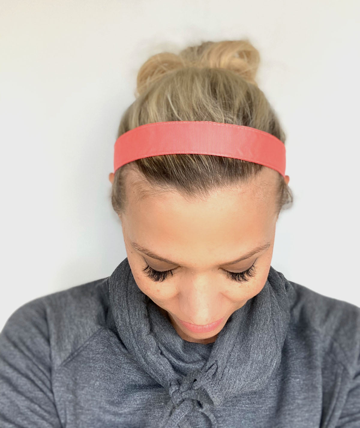 Salmon Ribbon Headband