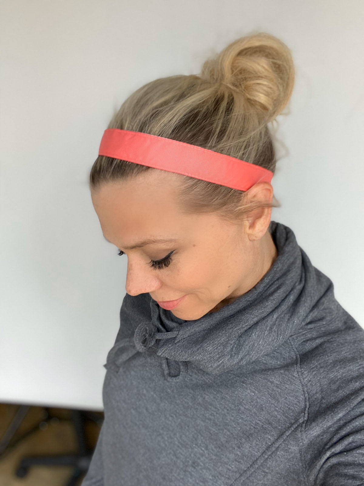 Salmon Ribbon Headband