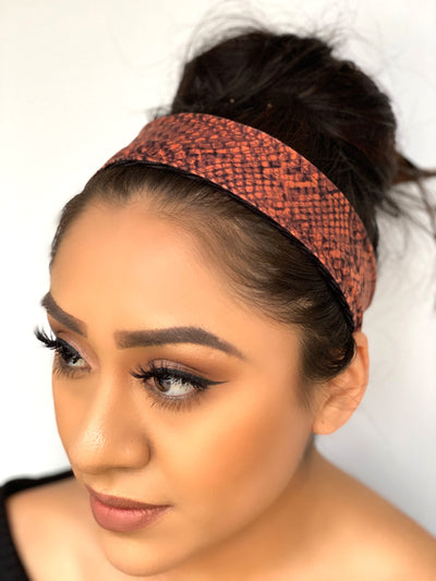 Snakeskin Print Headband